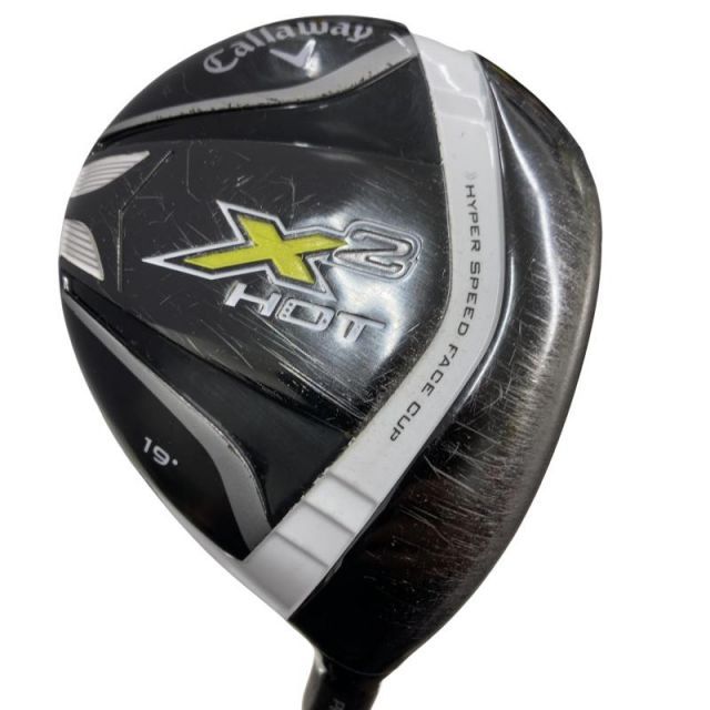 【中古】 キャロウェイ X2 HOT PRO 19° フェアウェイウッド FW リシャフト (フレックスその他) メンズ 男性用 右利き 右用 Cランク ゴルフクラブ