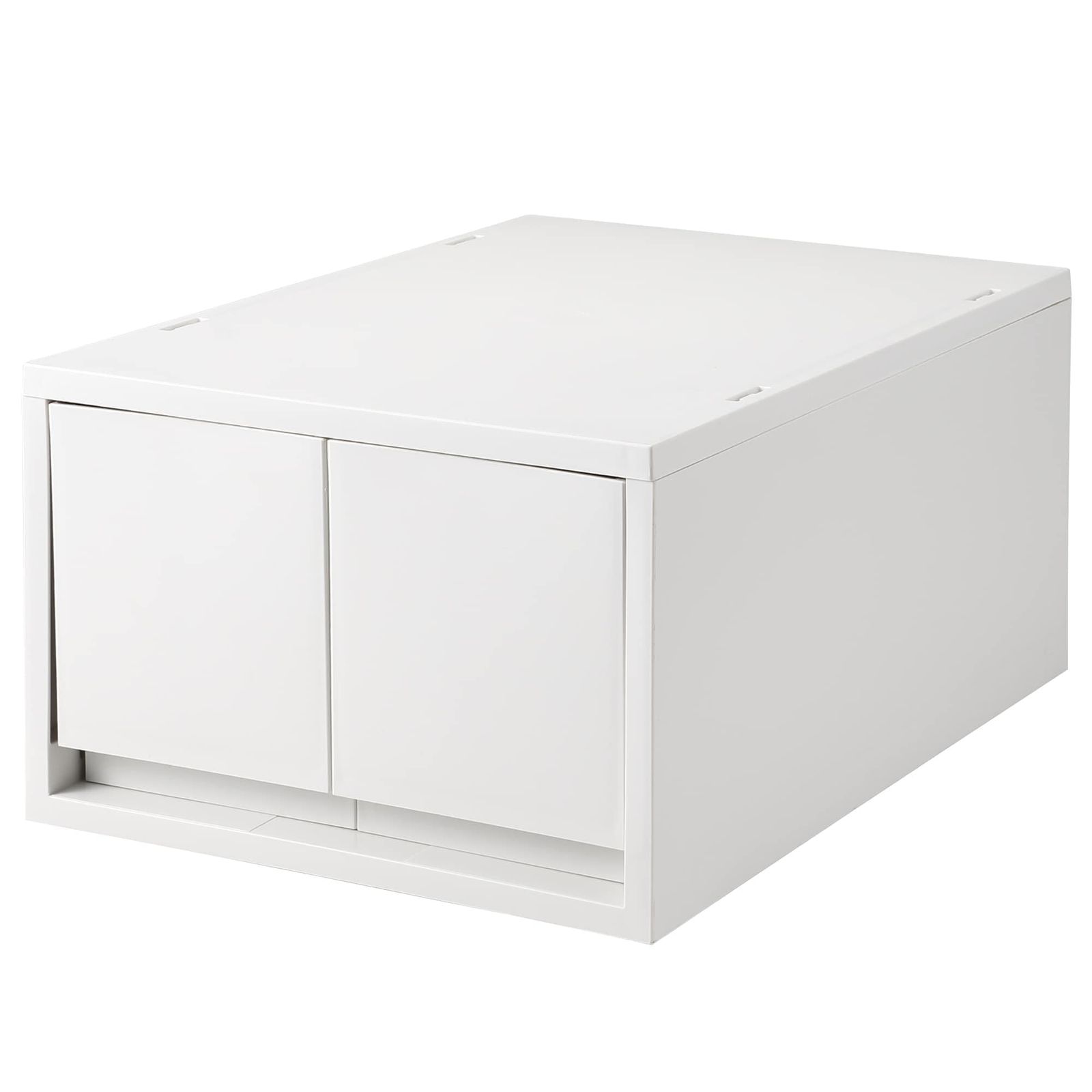 無印良品 ポリプロピレン 小物収納ケース 大 引出2個 ホワイトグレー 83831929t ef80f0cc