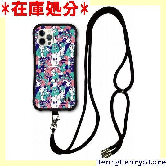 スマホショルダー付 iPhone16互換品 ケース i-coronケース スマホケース スカラー ScoLar デザイン アイフォン16互換品ケース 側面 保護 耐衝撃 スマホカバー おばけキャラ かわいい 2470