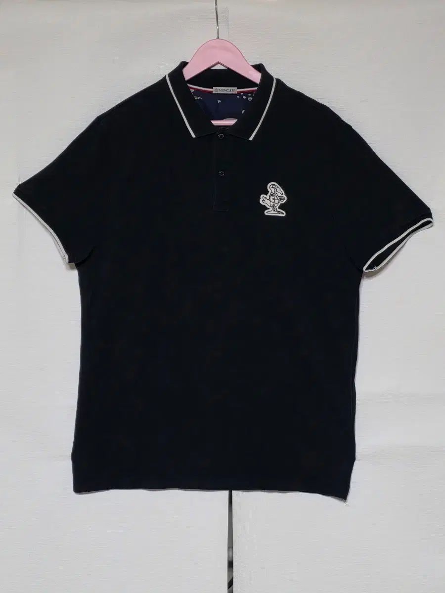 正規品 MONCLER モンクレール ブラック 半袖 カラーTシャツ