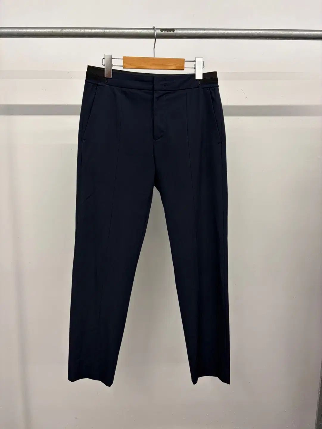 (31) メンズ SYSTEM homme ウエスト後ろゴム スラックス パンツ