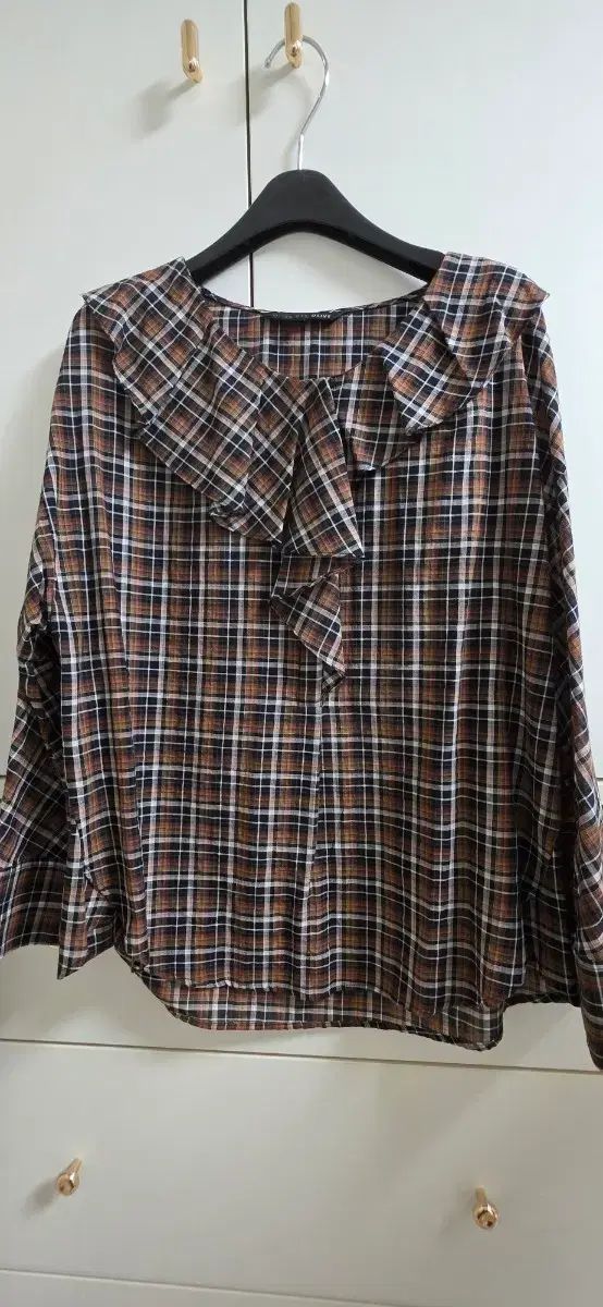 新品) オリーブ デ オリーブ チェック ブラウス