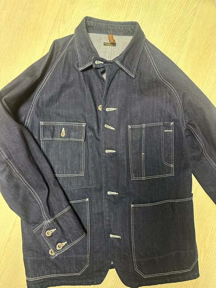 3サイズ/2回着用 KAPITAL カクタス カバーオール ジャケット Indigo