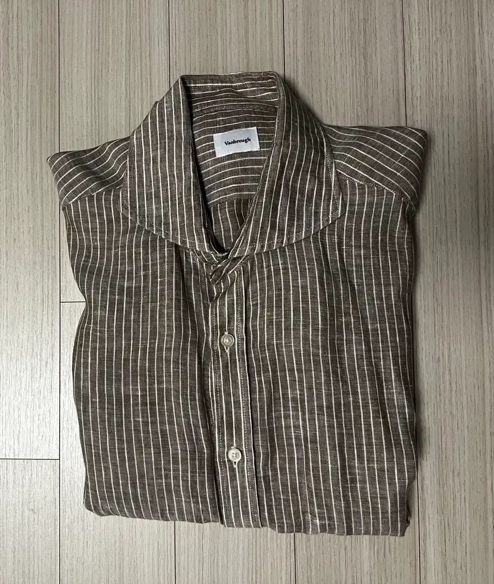 ベンブルー リネン100 ワイド カラ（カラ） シャツ 輸入生地 (スリム100サイズ)