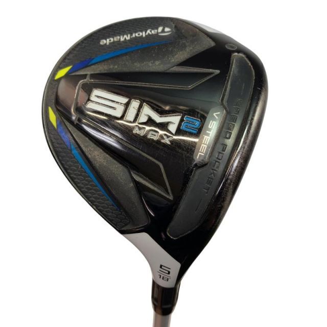 【中古】 テーラーメイド SIM2 MAX 5W フェアウェイウッド FW Speeder 661 EVOLUTION VII (フレックスS) メンズ 男性用 右利き 右用 Cランク ゴルフクラブ