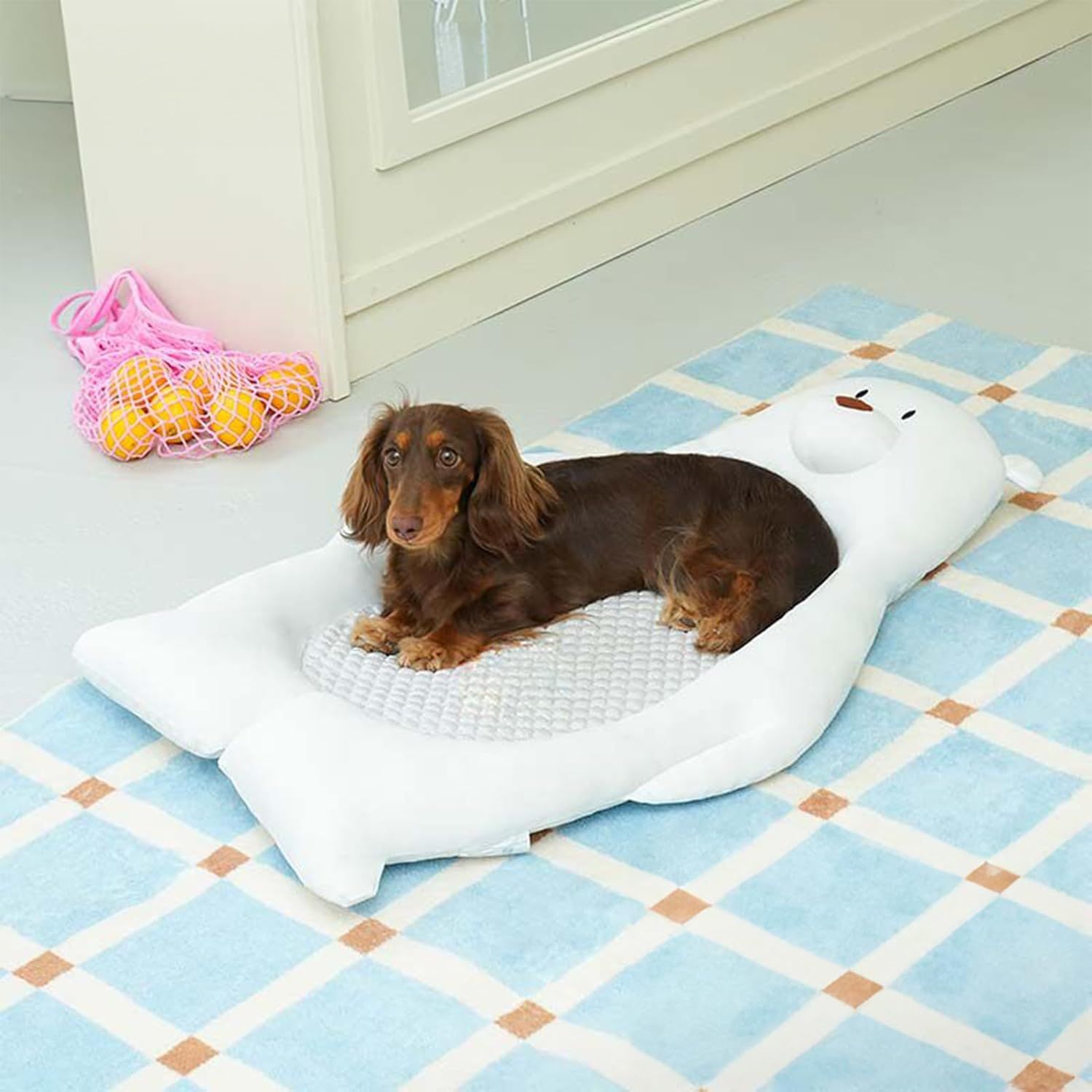 Peto-Raifu ペットベッド クッション 動物デザイン 夏用 接触冷感 ペット用ソファー 犬 猫 ひんやりベッド ペット ふわふわ 洗える 小型犬 中型犬 猫用 快適 暑さ対策 通気性よい
