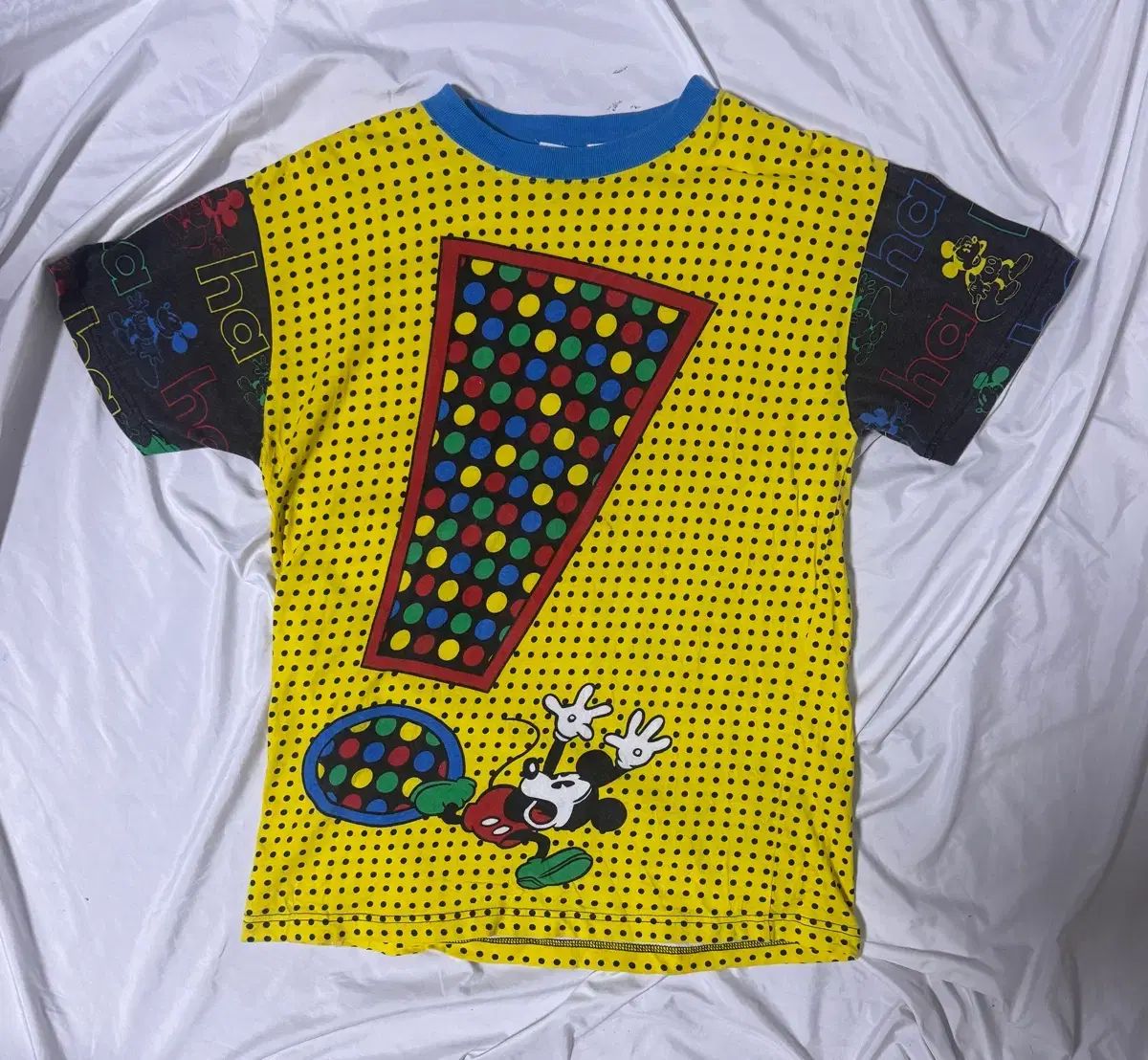 90s ディズニー ミッキーマウス AOP Tシャツ