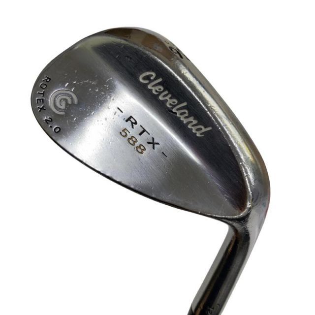 【中古】 クリーブランド Cleveland 588 RTX 2.0 ツアーサテン 56°/12° ウェッジ WG Dynamic Gold (フレックスS) メンズ 男性用 右利き 右用 Dランク ゴルフクラブ