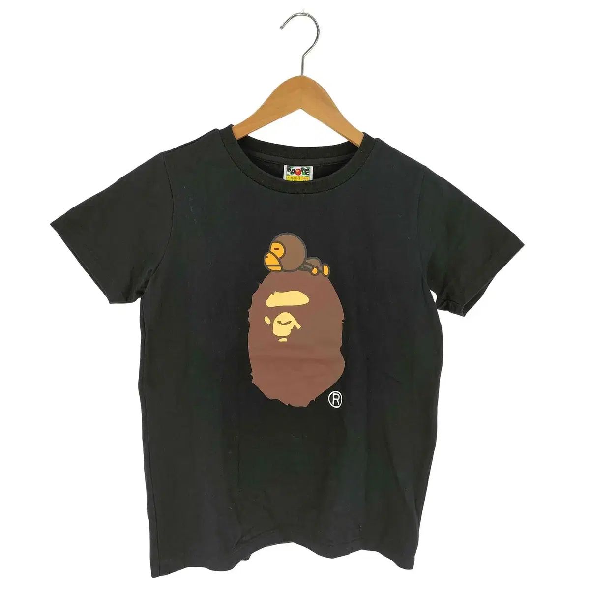 アベイシングエイプ マイロ オン BIG エイプ Tシャツ ブラック