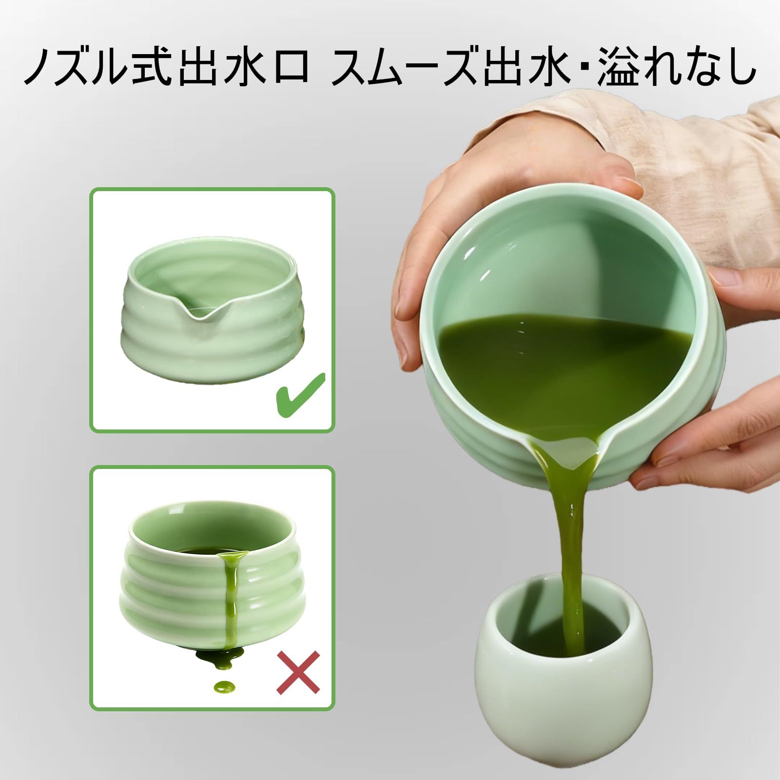 EatnMgan 抹茶 セット 茶道 茶道具 7点セット 抹茶碗付き 初心者向け