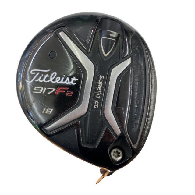 【中古】 タイトリスト 917 F2 18° フェアウェイウッド FW 純正特注シャフト (フレックスX) メンズ 男性用 右利き 右用 Cランク ゴルフクラブ