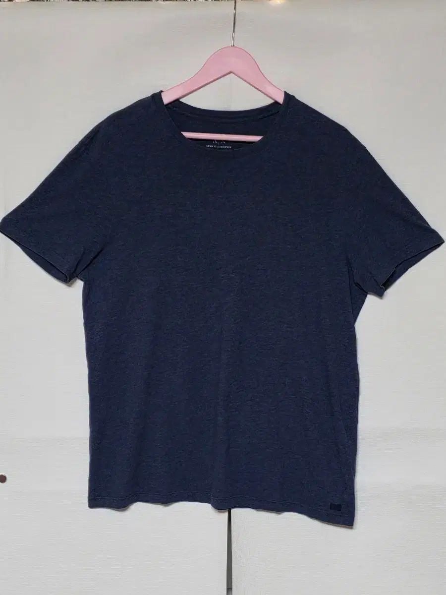 正規品 ARMANI EXCHANGE スリムフィット ネイビー 半袖Tシャツ L