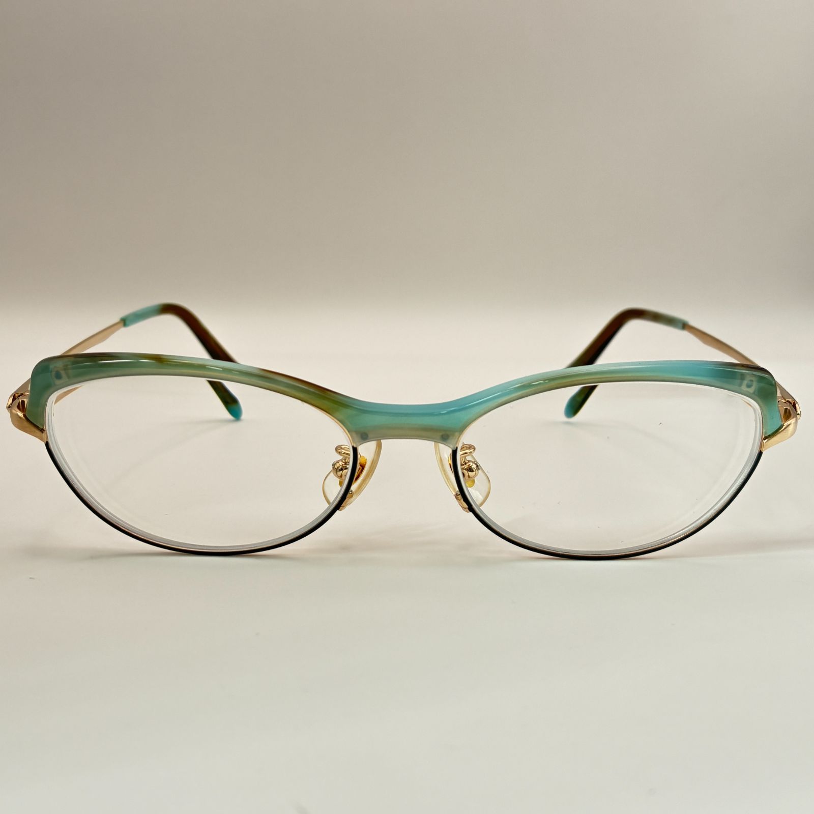 Ginza collection GN8801チタンフレームメガネ (美品)