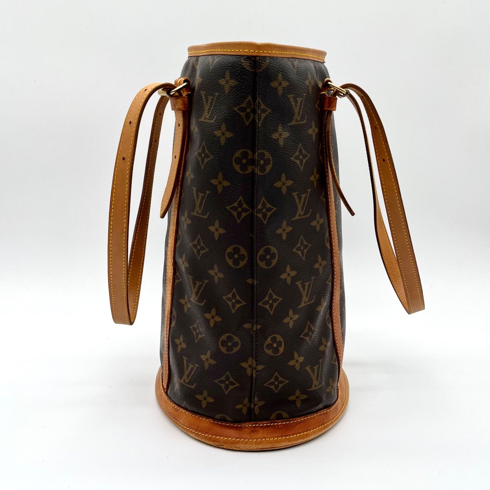 LOUIS VUITTON ルイヴィトン モノグラム バケットGM ハンドバッグ 