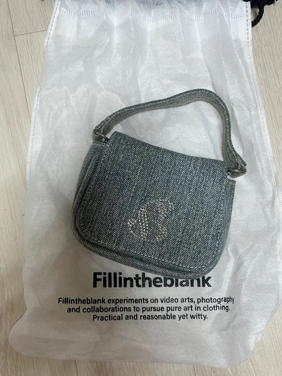 未使用) Fillintheblank フィリンダーブランク ヴィンテージ デニム ミニバッグ