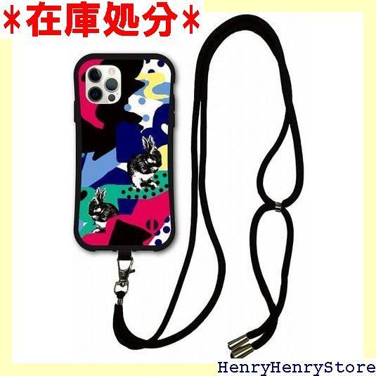 スマホショルダー付 iPhone16互換品 ケース i-coronケース スマホケース スカラー ScoLar デザイン アイフォン16互換品ケース 側面 保護 耐衝撃 スマホカバー テクノうさぎ かわいい 2476