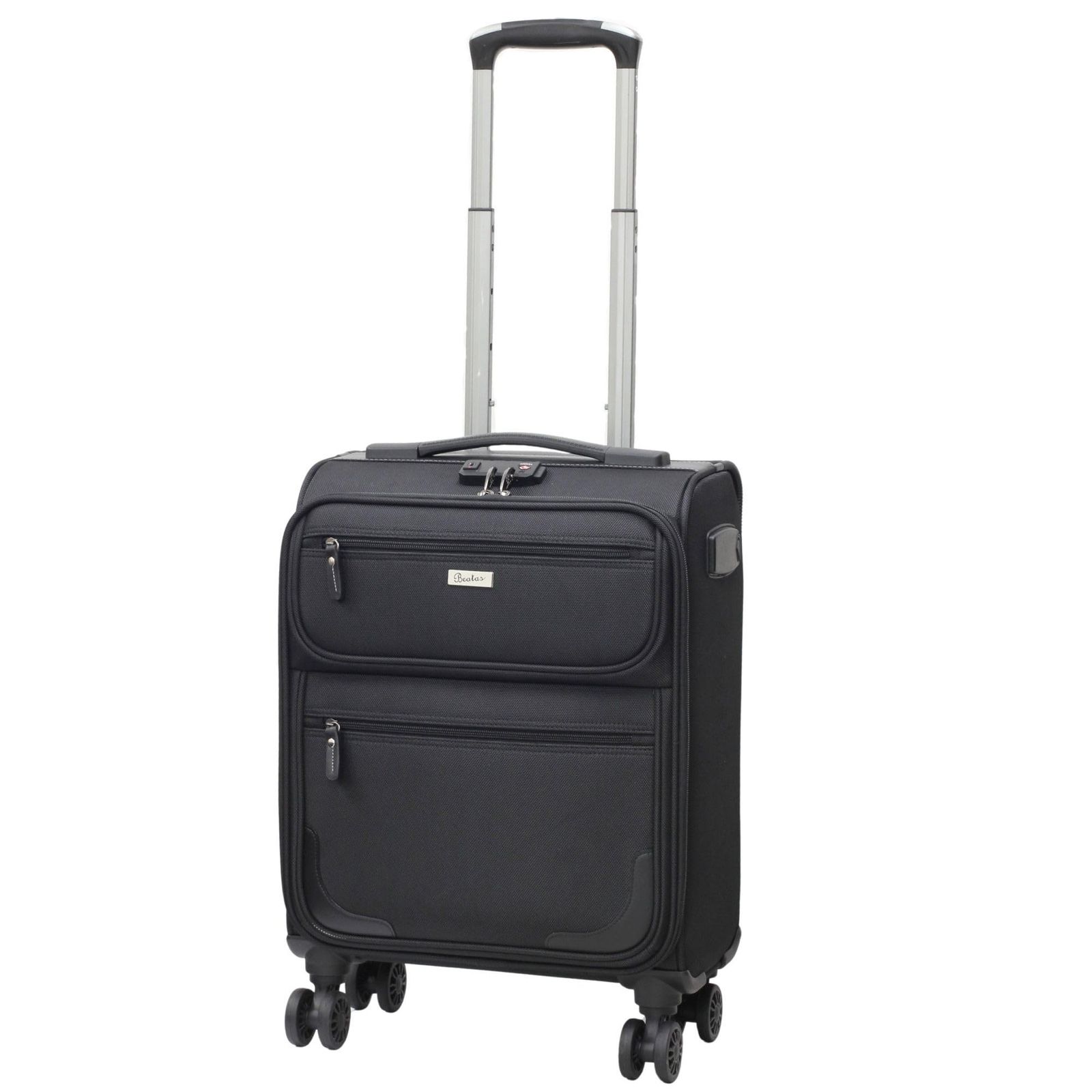 [ビータス] ソフトキャリーケース TSAロック 機内持ち込み BSC-20 SSサイズ キャリーバッグ SUITCASE (ブラック)