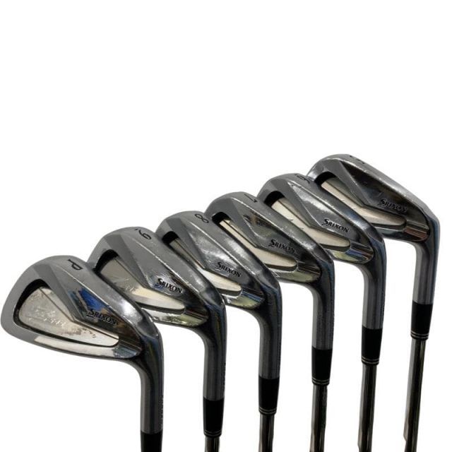 【中古】 ダンロップ SRIXON Z545 6S アイアンセット IR NS PRO 980GH D.S.T (フレックスS) メンズ 男性用 右利き 右用 Cランク ゴルフクラブ