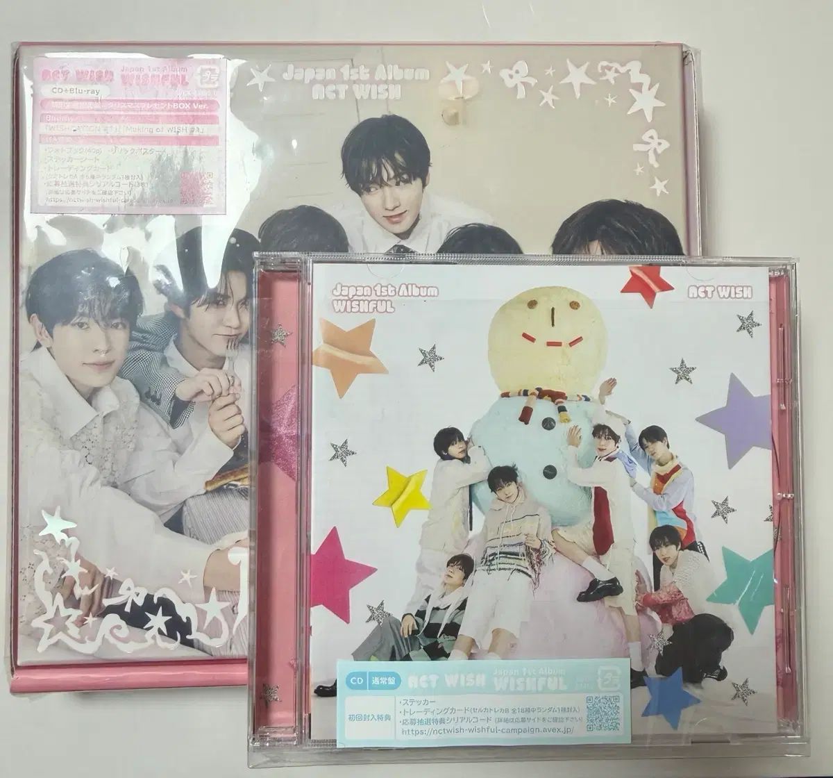 開封済み トレカなし NCT(エヌシーティー) WIND AND WISH WIND AND WISH WISH FULL WINTER Blu-ray ボックス + 通常版 まとめ