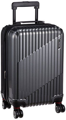 [エース] スーツケース 双輪キャスター キャリーケース クレスタ ブラックカーボン Sサイズ(機内持込) 34／39L
