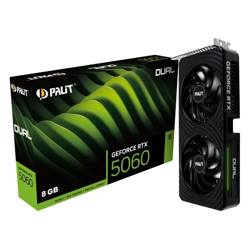 【新品】Palit(パリット) RTX 5060 Dual 8GB / NE75060019P1-GB2063D / グラフィックボード 813c4a25