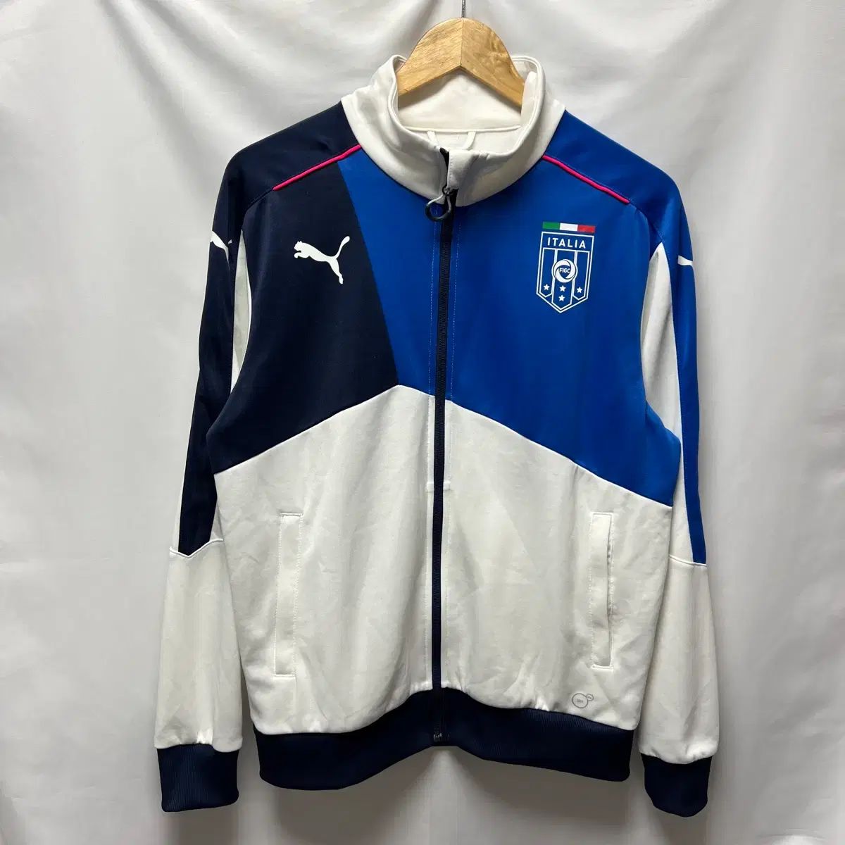 正規品/L PUMA プーマ イタリア サッカー 韓国国家代表 1617 トレーナー ジップアップ/ジャージ