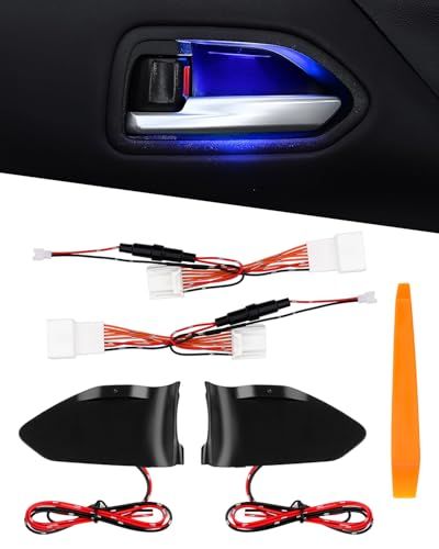 Mixsuper 新型 ヴォクシー 90系 インナードアハンドル LEDイルミネーション MZRA90W ZWR90W ZWR95W MZRA95W ドアハンドル イルミネーション 9色発光 室内LEDライト LEDイルミ ドレスアップ カス 536329ca