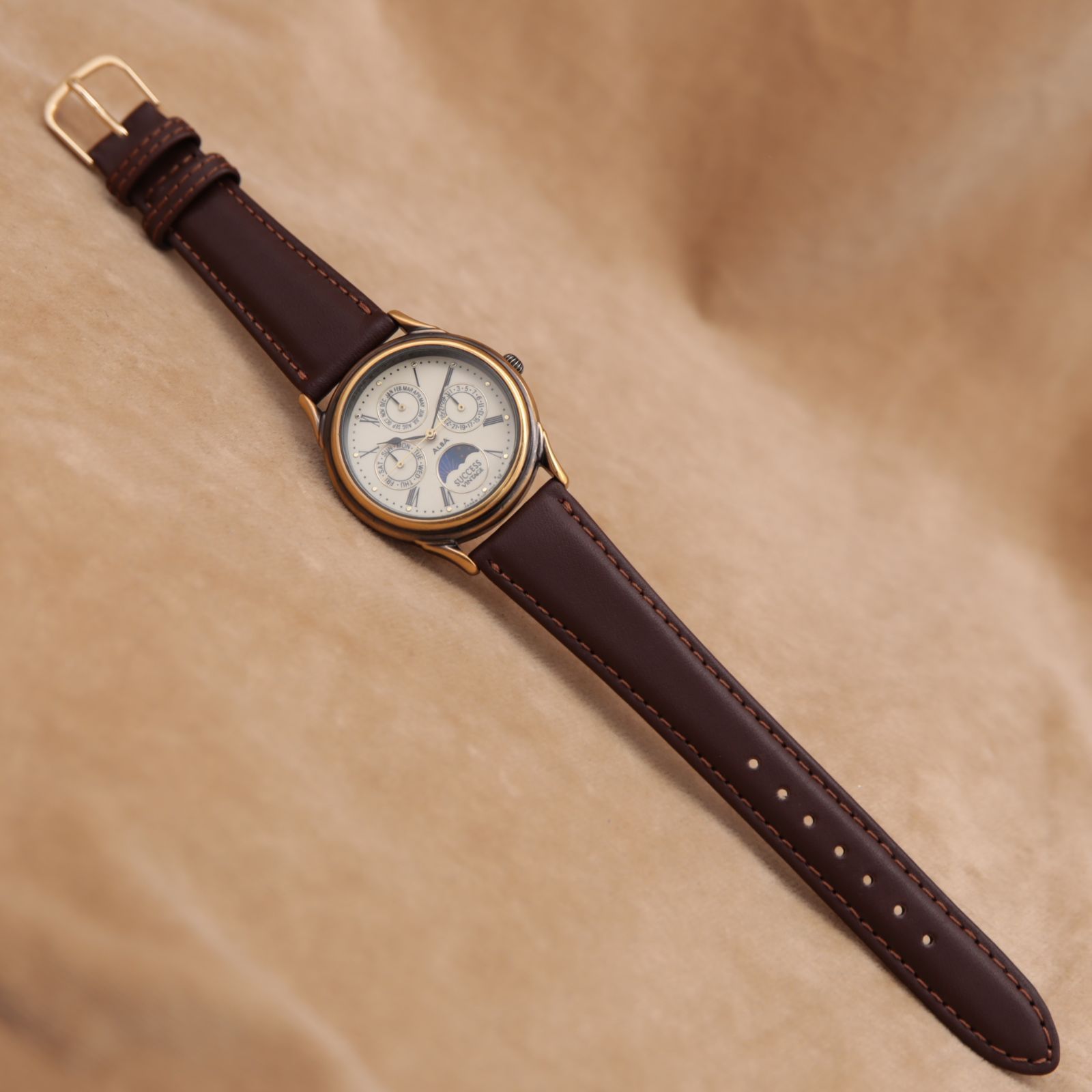 セイコー アルバ V33F-6A10 SEIKO ALBA サクセス トリプルカレンダー