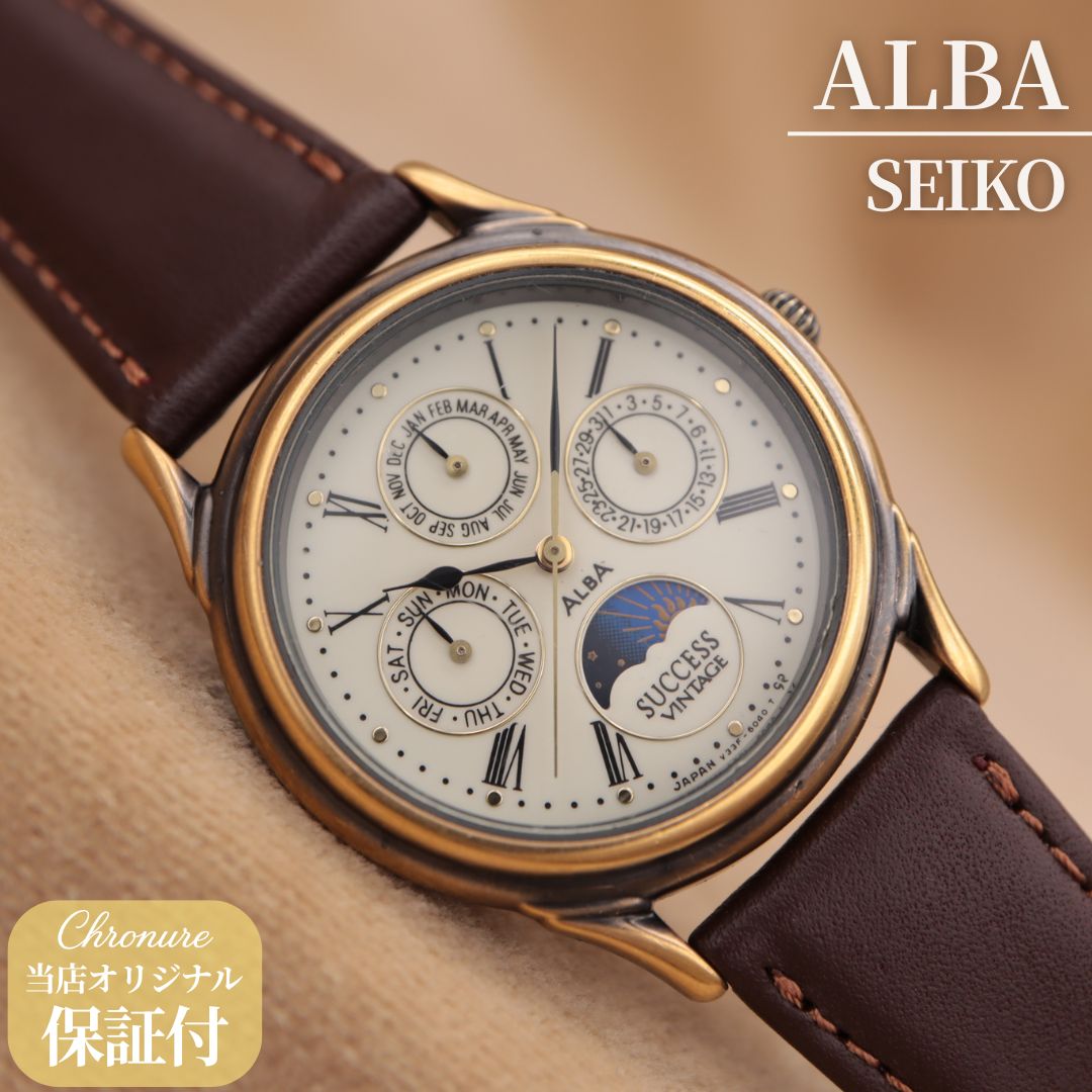 セイコー アルバ V33F-6A10 SEIKO ALBA サクセス トリプルカレンダー