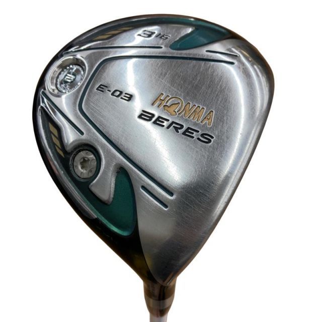 【中古】 本間ゴルフ BERES E-03 3W フェアウェイウッド FW リシャフト (フレックスその他) メンズ 男性用 右利き 右用 Cランク ゴルフクラブ