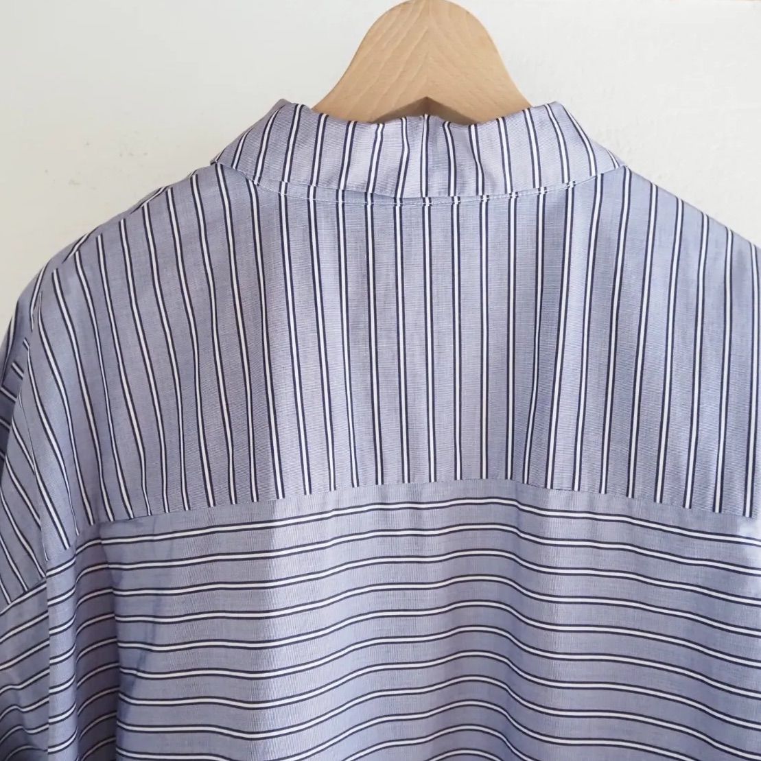 CASEY CASEY ストライプロングシャツ サイズM ＊メルカリのみの出品