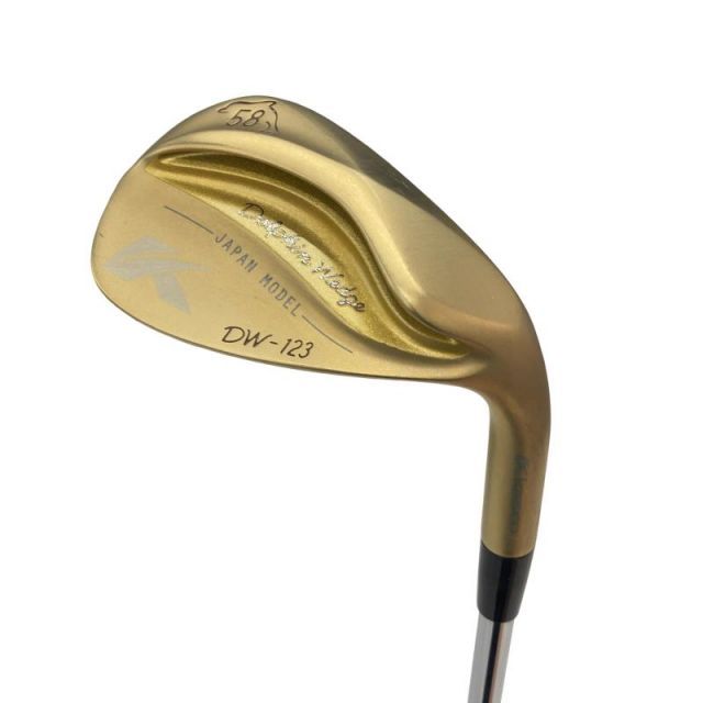 【中古】 キャスコ Dolphin Wedge DW-123 Gold 58° ウェッジ WG Dynamic Gold 95 (フレックスS) メンズ 男性用 右利き 右用 Cランク ゴルフクラブ