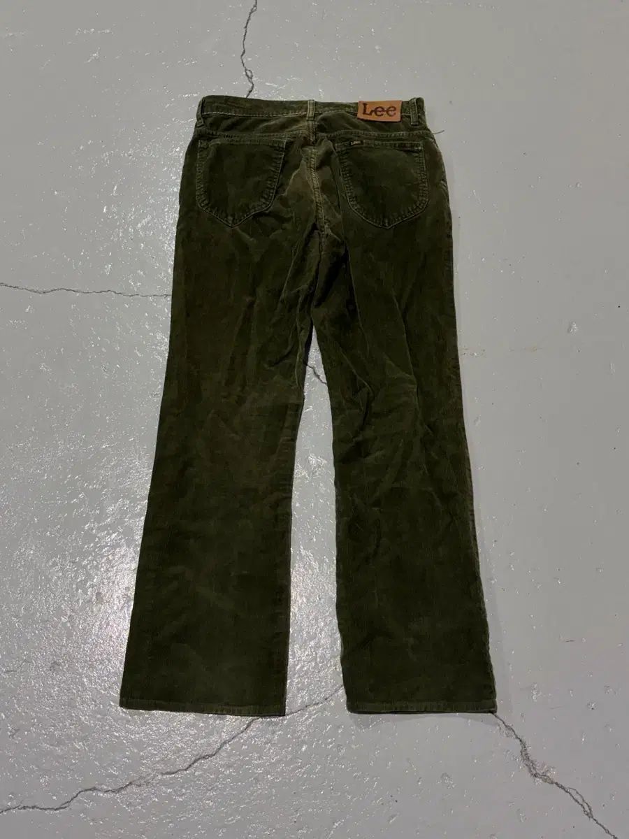 ヴィンテージ Lee コーデュロイ オリーブ グリーン パンツ