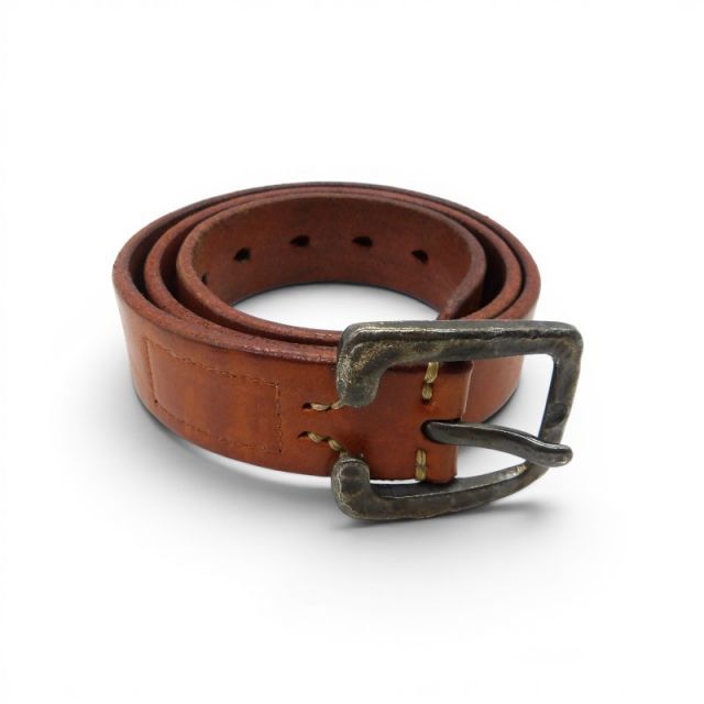 AVIREX VINTAGE WORKS LEATHER BELT BROWN サイズ33 ケース付き アヴィレックス ヴィンテージワークス レザー ベルト 小物 大名店