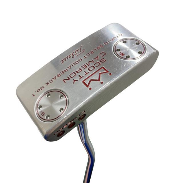 【中古】 タイトリスト SCOTTY CAMERON STUDIO SELECT SQUAREBACK 34インチ(15g) パター PT スチール (フレックスその他) メンズ 男性用 右利き 右用 Cランク ゴルフクラブ