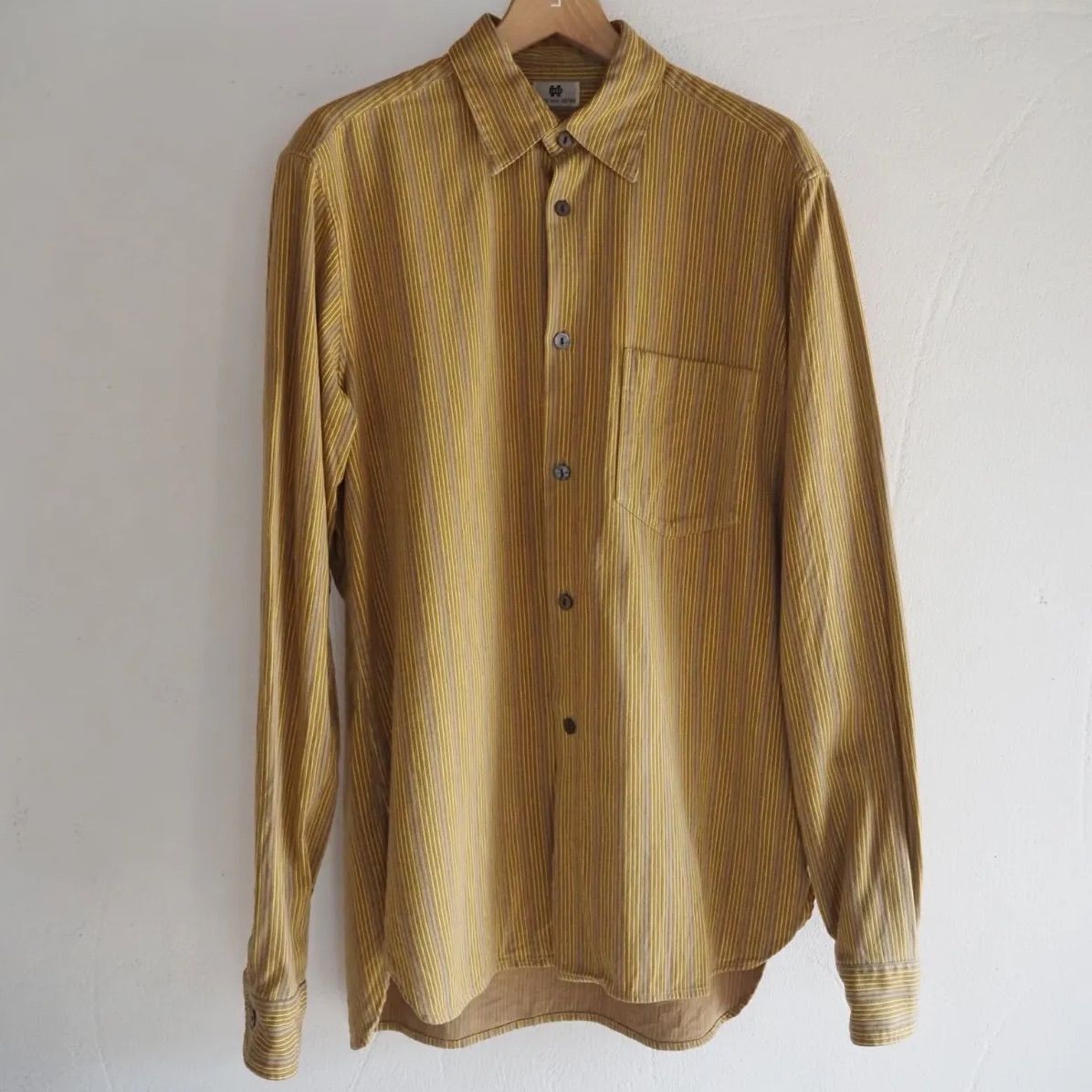 90s ドリスヴァンノッテン DRIES VAN NOTEN 初期 イエロー系ストライプ