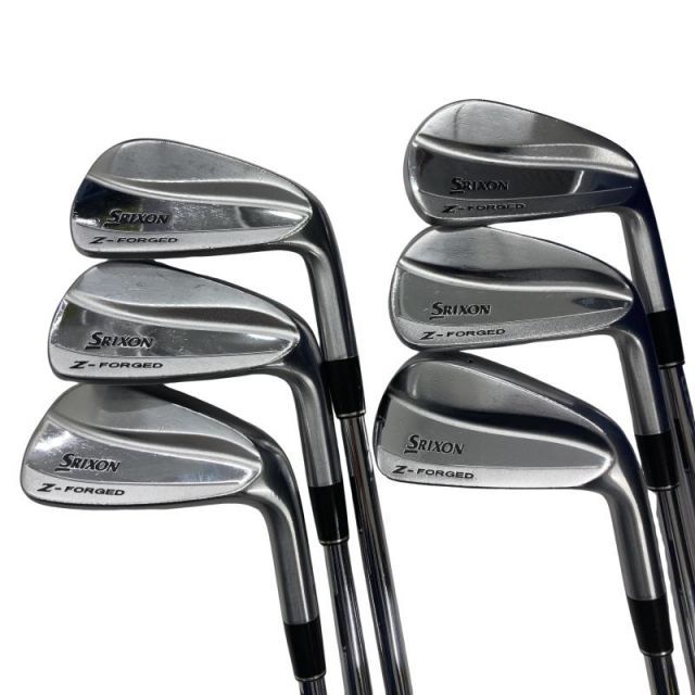 【中古】 ダンロップ SRIXON Z-FORGED 6S アイアンセット IR 純正特注シャフト (フレックスS) メンズ 男性用 右利き 右用 Dランク ゴルフクラブ