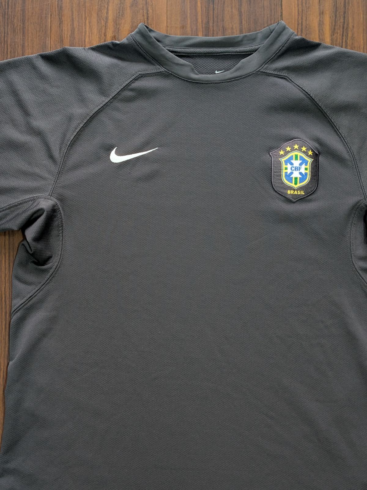 NIKE ナイキ 2006年 サッカー ブラジル代表 トレーニングシャツ M グレー