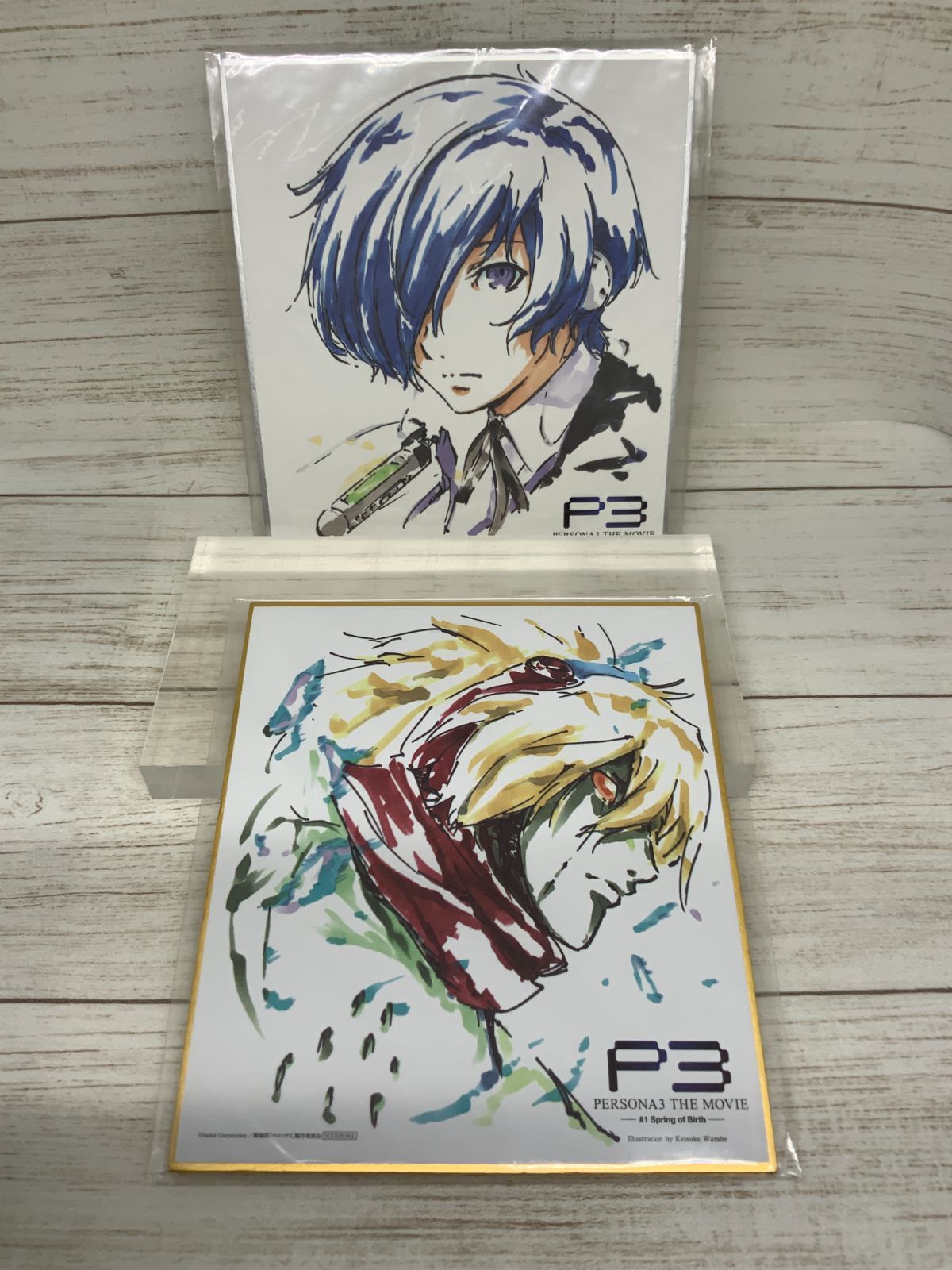 劇場版ペルソナ3 #2 来場者特典 特製ミニ色紙 結城理＆オルフェウス