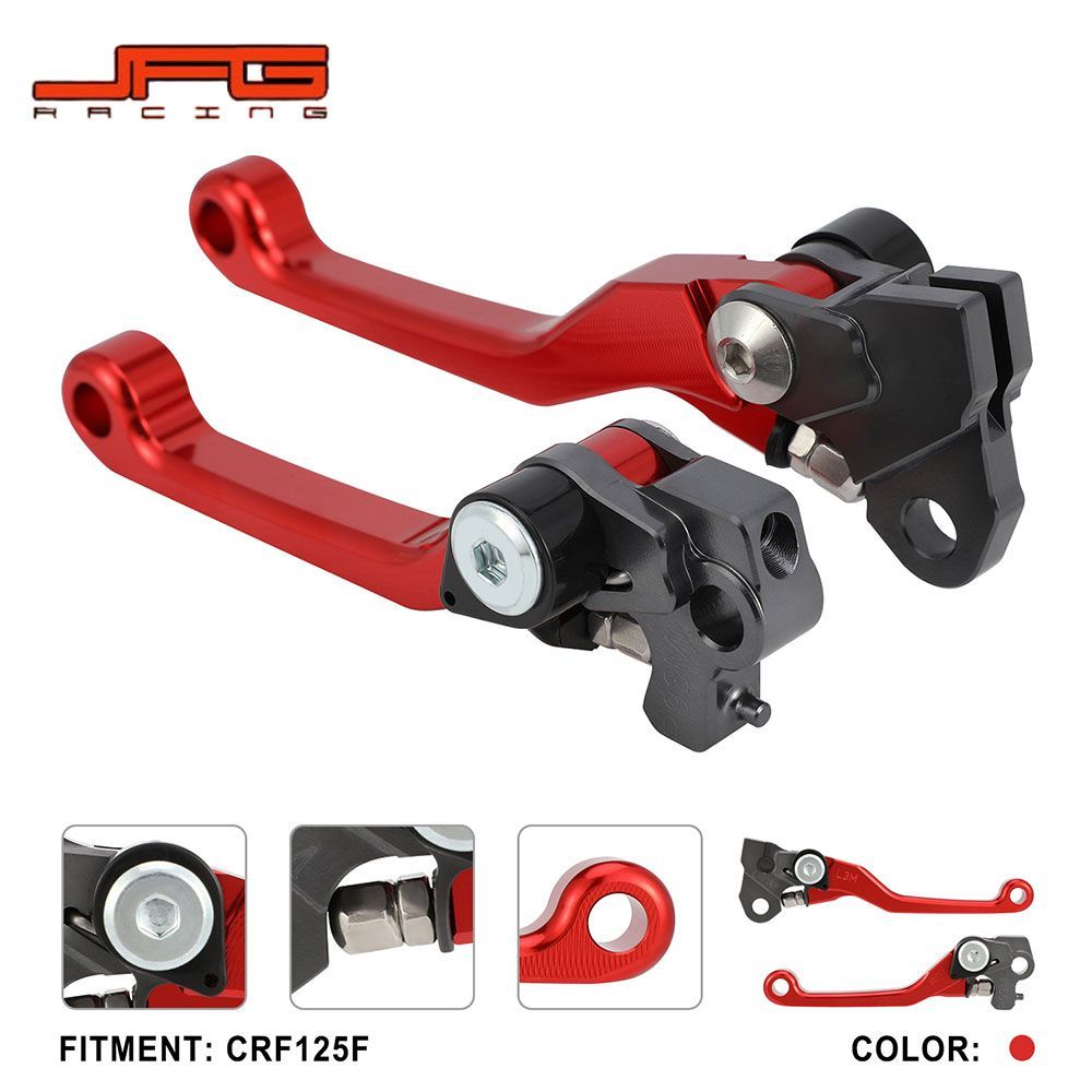 【CRF125F専用】ブレーキレバー クラッチレバー セット 6061アルミ＋ステンレス 2019-2025年モデル適合 高強度 耐久性抜群