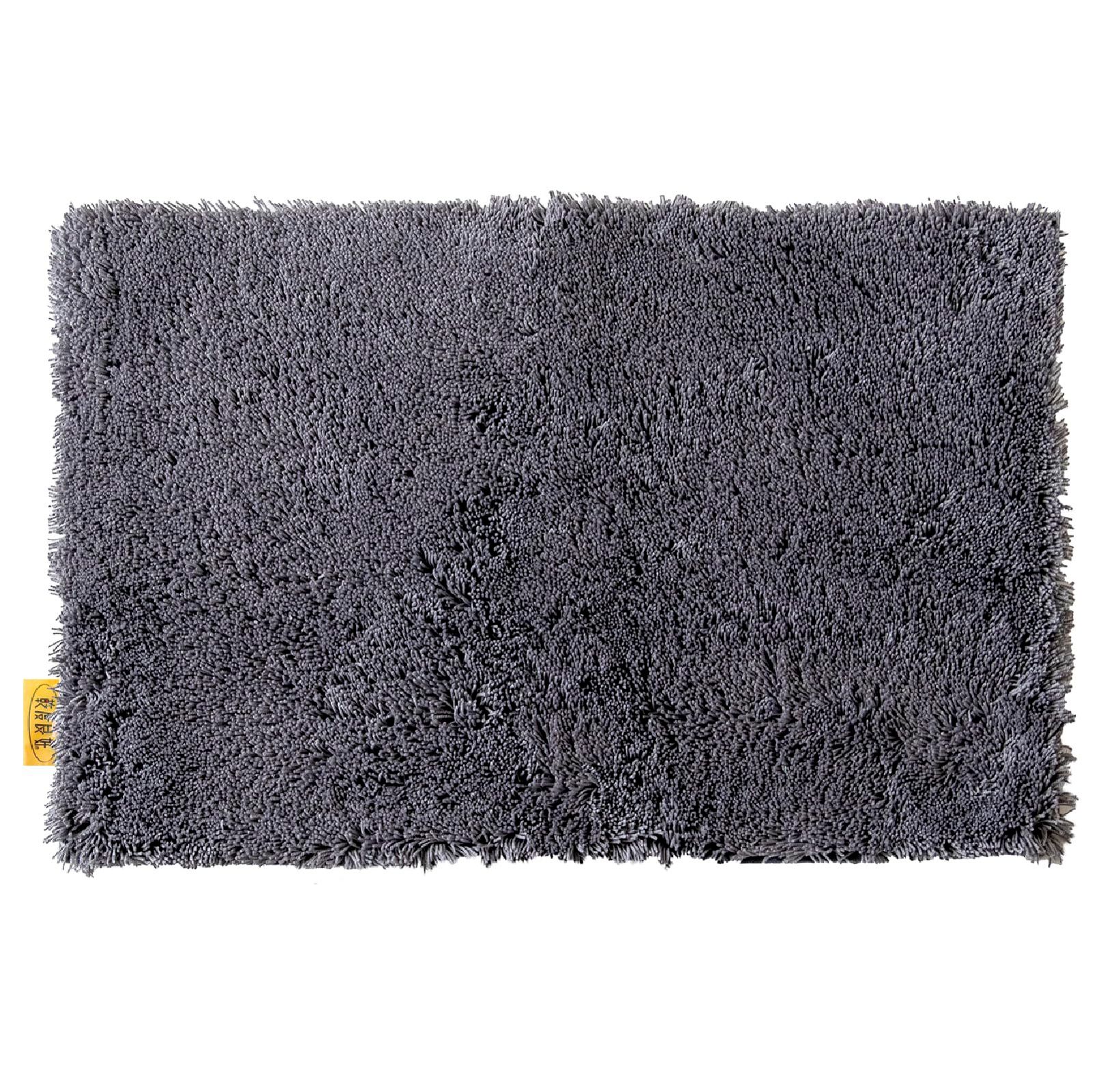 オカ(OKA) 乾度良好Dナチュレ バスマット 約45cm×65cm ダークグレー (吸水 速乾 かんどりょうこう 洗える 小さい 足拭きマット 風呂 滑り止め)送料無料 e9bd99c8