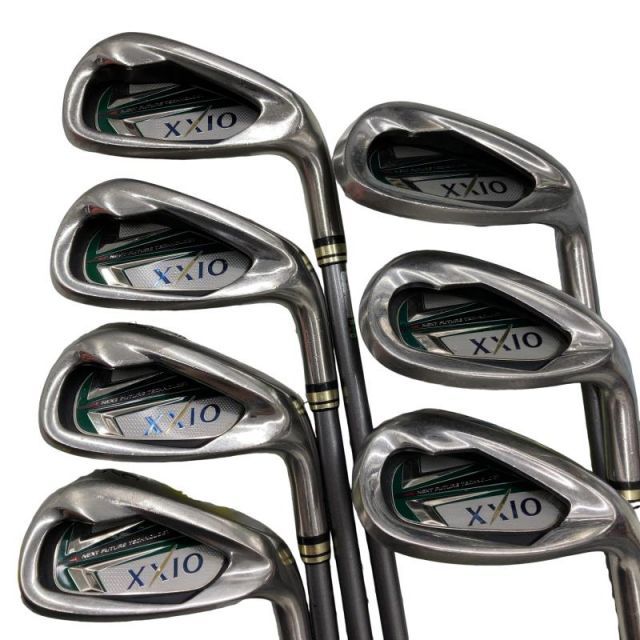 【中古】 ダンロップ XXIO(2012) 8S (グリーン) アイアンセット IR XXIO MP700(アイアン) (フレックスR) メンズ 男性用 右利き 右用 Cランク ゴルフクラブ