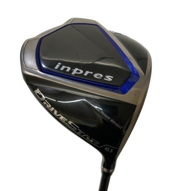 【中古】 ヤマハ inpres DRIVESTAR 10.5° ドライバー DR リシャフト (フレックスその他) メンズ 男性用 右利き 右用 Cランク ゴルフクラブ