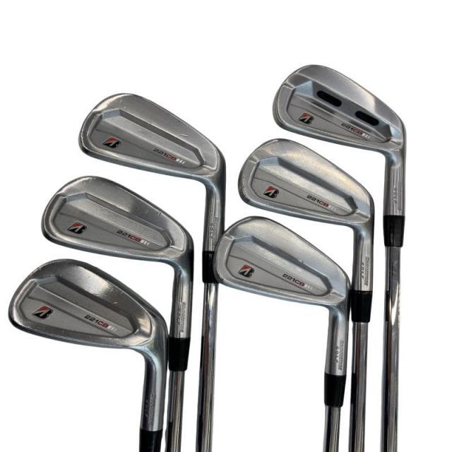 【中古】 ブリヂストン BRIDGESTONE 221CB 6S アイアンセット IR NS PRO MODUS3 TOUR120 (フレックスS) メンズ 男性用 右利き 右用 Cランク ゴルフクラブ