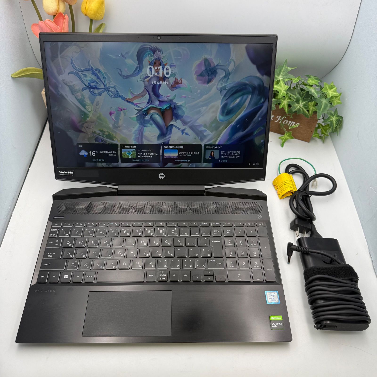 HP Pavilion Gaming Laptop 15-DK0015TX Ci7-9750H/16GB/SSD 256GB+HDD 1000G/15.6