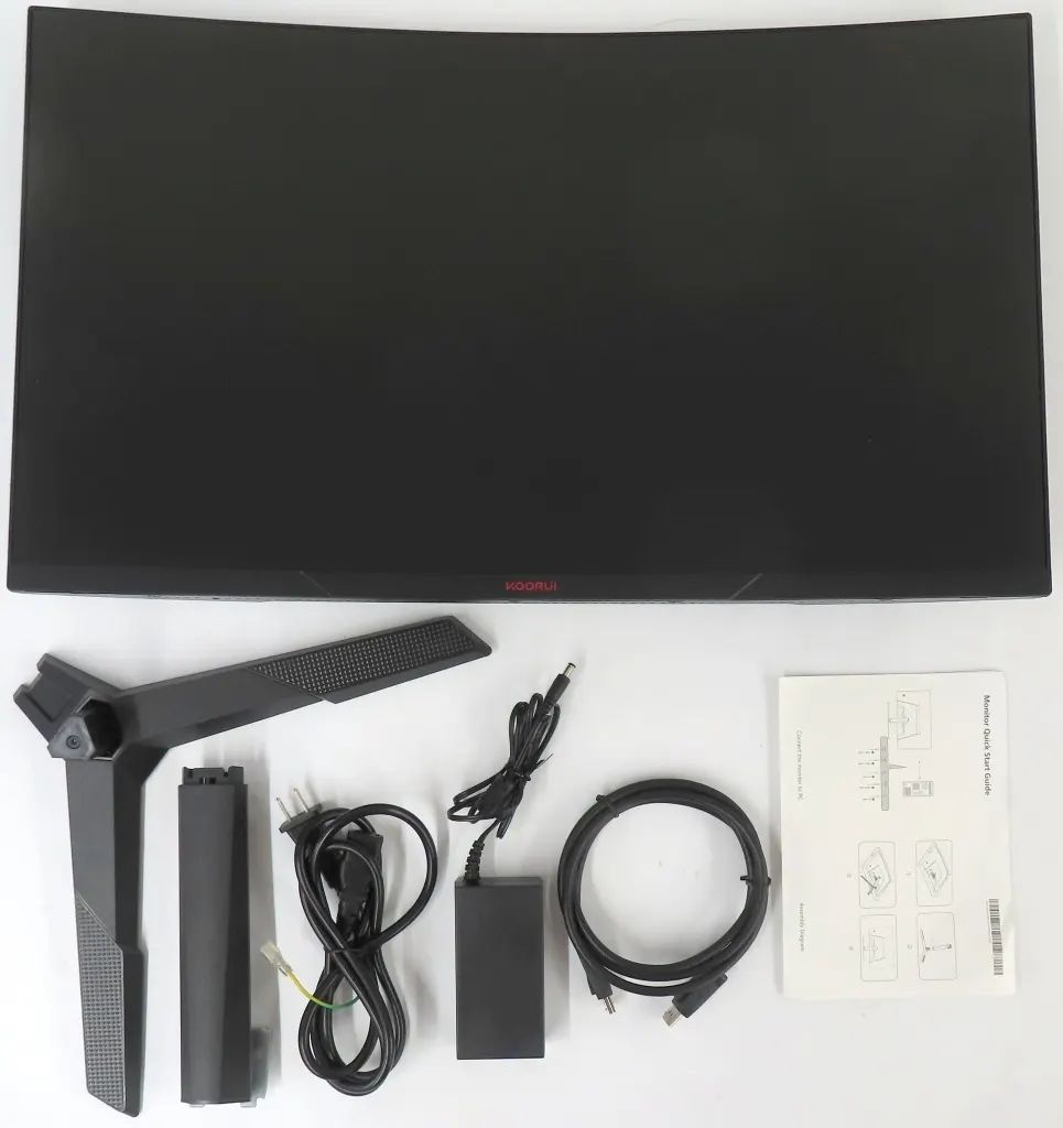 【中古】PCハード 27インチ 湾曲ゲーミングモニター KOORUI 27E6QC