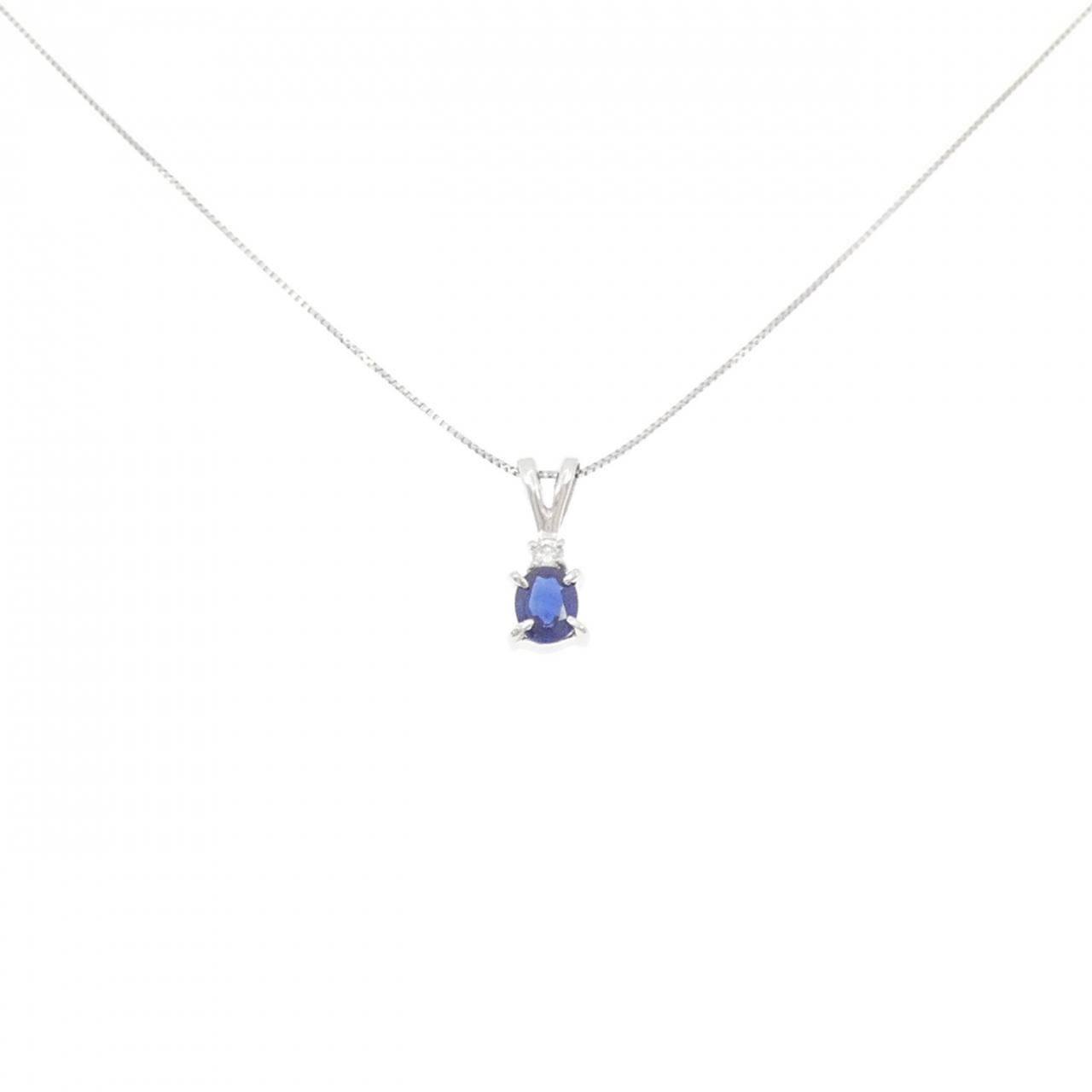 PT900/PT850 サファイヤ ネックレス 0.41CT