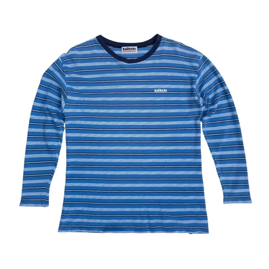 L Bitch Skaboard ビーチ スケートボード ストライプ Tシャツ