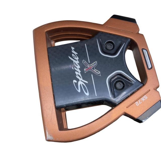 【中古】 テーラーメイド Spider X COPPER/WHITE シングルベンド 33インチ パター PT スチール(ブラック) (フレックスその他) メンズ 男性用 右利き 右用 Cランク ゴルフクラブ