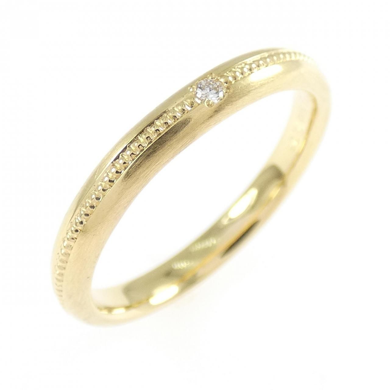K18YG ダイヤモンド リング 0.01CT